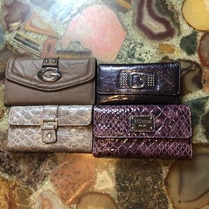 Guess Wallet Bundle Purple and Taupe